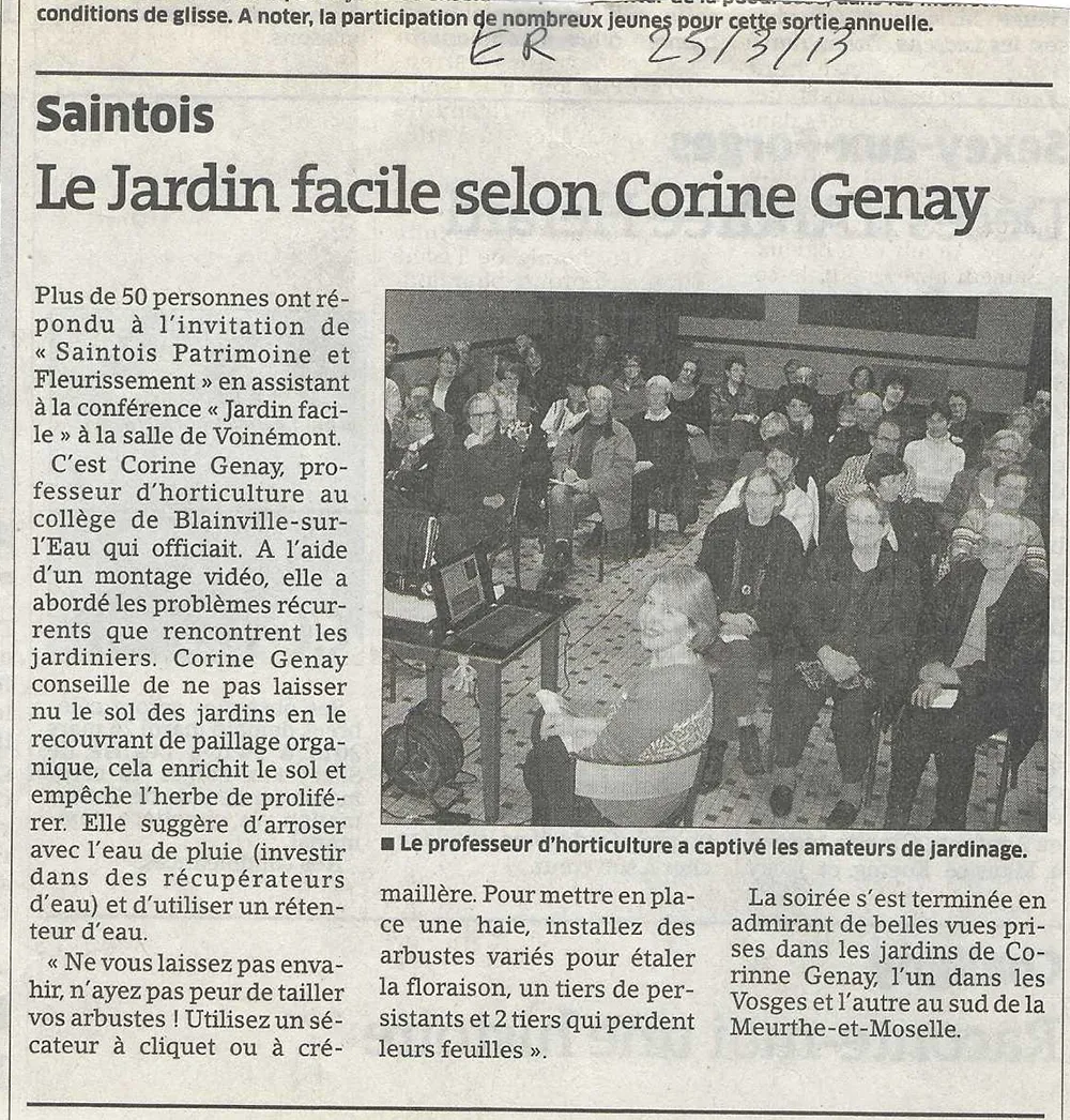 Conférence près de Nancy