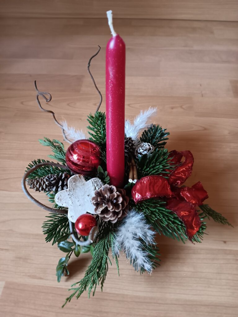 2-noel bougie rouge