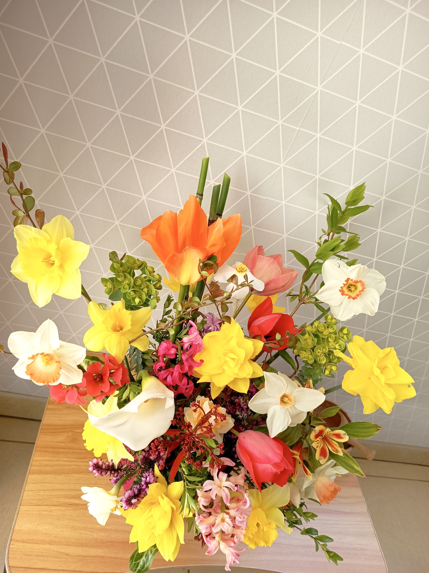 bouquet bulbes - fleurs de début mars