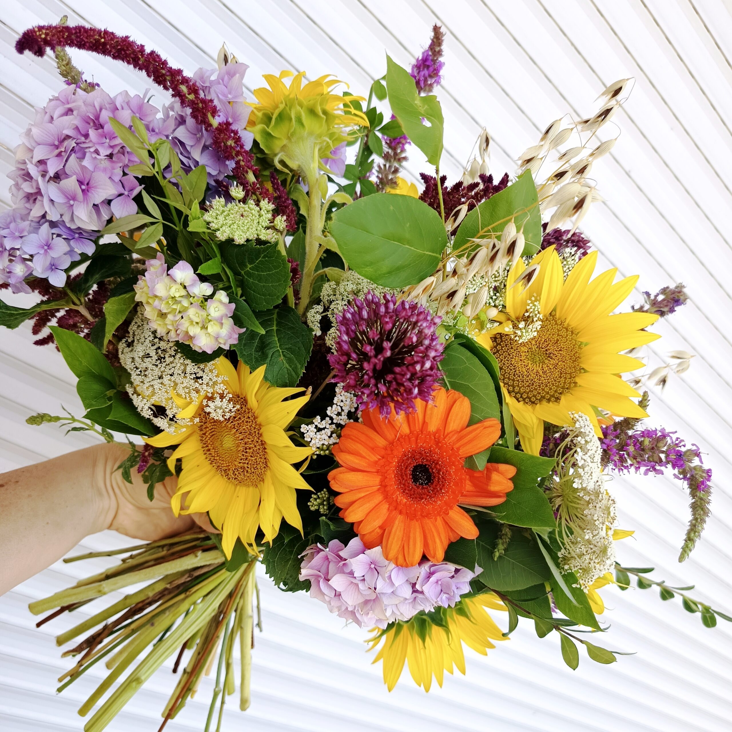 gros bouquet - fleurs de début juillet